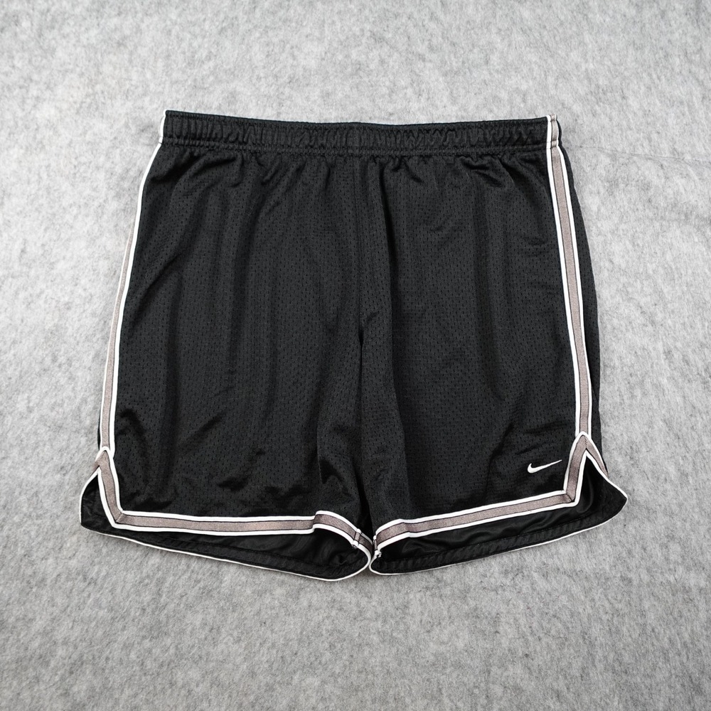 Nike Shorts Womens Medium Black Mesh 6" Athletic Basketball Gym Training 257486
